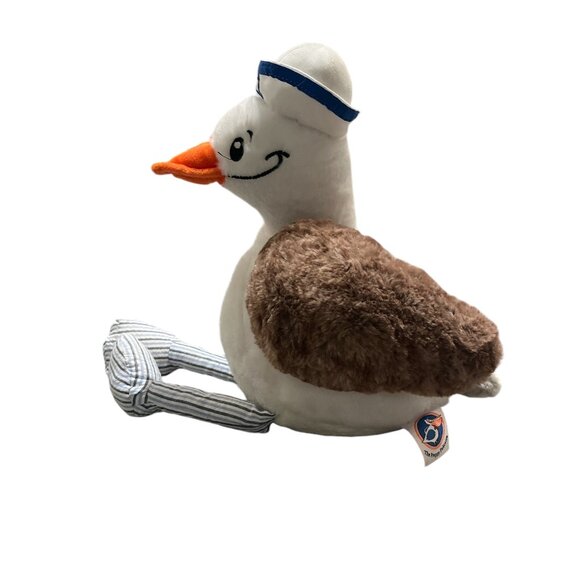 COPY - THE PREPPY PELICAN Plush Seagull Sailor Hat Smiling Sitting Ocean - Picture 5 of 10